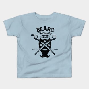 Beard Accessory Store logo Kids T-Shirt